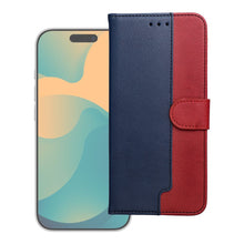 Заредете изображение във визуализатора на галерията – Flip case for Xiaomi Redmi NOTE 17 PRO MAX 5G Split Book navy and red
