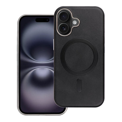 GENTLEMAN MAG COVER Case compatible with MagSafe for IPHONE 16e (SE 4 2025) black