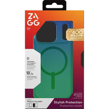 Заредете изображение във визуализатора на галерията – ZAGG case MILAN SNAP compatible with MagSafe for IPHONE 17 Pro raven feather
