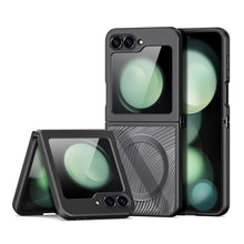 Заредете изображение във визуализатора на галерията – Dux Ducis Aimo Mag case for Samsung Galaxy Z Flip 6 - black
