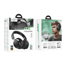 Заредете изображение във визуализатора на галерията – HOCO wireless headphones bluetooth ANC W53 Plus black
