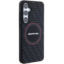 Заредете изображение във визуализатора на галерията – AMG Silicone Carbon Pattern MagSafe case for Samsung Galaxy S24 - black
