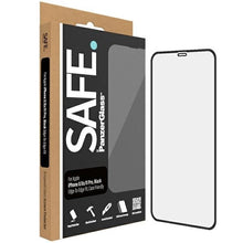 Заредете изображение във визуализатора на галерията – SAFE by PanzerGlass Edge-to-Edge tempered glass for iPhone 11 Pro / Xs / X - with black frame
