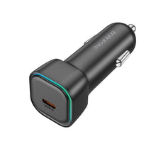 Заредете изображение във визуализатора на галерията – Borofone Car charger BZ28 Trophie - Type C - PD 30W 3A black
