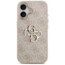 Заредете изображение във визуализатора на галерията – GUESS case for IPHONE 17 GUHCP17S4GMGCPI (PU W/ Big 4G Classic Logo) gold pink
