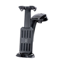 Заредете изображение във визуализатора на галерията –  BLUE STAR Max Wide with lock system car holder for tablet 4,7-14" windshield mount black
