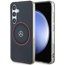 Заредете изображение във визуализатора на галерията – Mercedes Double Layer W Red MagSafe case for Samsung Galaxy S24 - black
