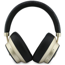 Заредете изображение във визуализатора на галерията – Wireless headphones Guess ENC 4G Gold Script Metal black
