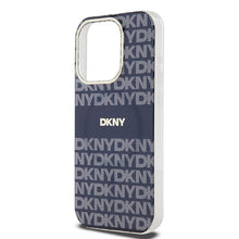 Заредете изображение във визуализатора на галерията – Original Case DKNY hardcase IML Mono &amp; Stripe MagSafe DKHMP15XHRHSEB for Iphone 15 Pro Max blue

