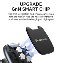 Заредете изображение във визуализатора на галерията – Wozinsky WUMTK magnetic phone holder for car air vent - black
