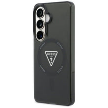 Заредете изображение във визуализатора на галерията – GUESS case for SAMSUNG S26 GUHMS26SHGTMLCGK (Magnetic IML Gradient Triangle) black
