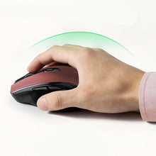 Заредете изображение във визуализатора на галерията – Ugreen MU006 wireless optical mouse USB 2.4GHz / Bluetooth 5.0 4000 DPI - red
