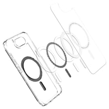 Заредете изображение във визуализатора на галерията – SPIGEN case ULTRA HYBRID MAG compatible with MagSafe for IPHONE 16E 2025 carbon fiber
