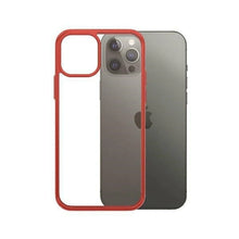 Заредете изображение във визуализатора на галерията – PanzerGlass ClearCase case for iPhone 12 / 12 Pro - transparent and red

