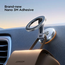 Заредете изображение във визуализатора на галерията – Joyroom JR-ZS403 foldable magnetic car phone holder on the dashboard - gray
