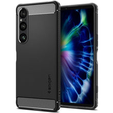 Заредете изображение във визуализатора на галерията – Spigen Rugged Armor case for Sony Xperia 1 VI - matte black
