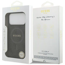 Заредете изображение във визуализатора на галерията – GUESS case for IPHONE 17 Pro Max compatible with MagSafe GUHMP17XG4GFRK (PU 4G Ring Classic Logo) black
