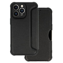 Заредете изображение във визуализатора на галерията – Razor Carbon Book Case for Samsung Galaxy A15 4G/5G black
