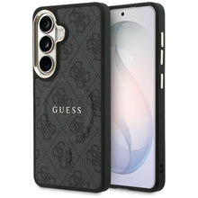 Заредете изображение във визуализатора на галерията – GUESS case for SAMSUNG S26 GUHMS26SP4MSEGCK (4G Embossed Ring MagSafe) black

