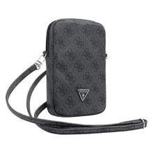 Заредете изображение във визуализатора на галерията – Guess Zip 4G Triangle bag - black
