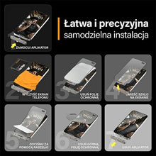Заредете изображение във визуализатора на галерията – PanzerGlass Matrix Ultra-Wide-Fit hybrid glass for iPhone 15 Pro with positioner
