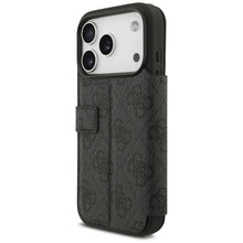 Заредете изображение във визуализатора на галерията – GUESS book case for IPHONE 17 Pro GUBKP17L4GMGGR (PU 4G Metal Logo) black
