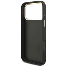 Заредете изображение във визуализатора на галерията – GUESS case for IPHONE 17 Pro Max GUHCP17XP4G4BCSK (PU W/ Big 4G Classic &amp; Big Strap Metal Buttons) black
