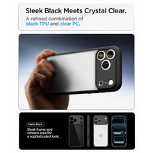 Заредете изображение във визуализатора на галерията – SPIGEN case ULTRA HYBRID for IPHONE 18 Pro Max / 17 Pro Max matte black
