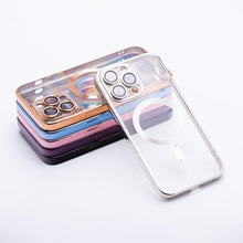 Заредете изображение във визуализатора на галерията – ELECTRO MAG COVER case compatible with MagSafe for IPHONE 17 Pro silver
