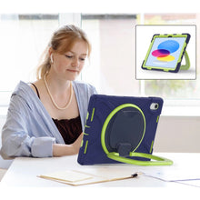 Заредете изображение във визуализатора на галерията – Tech-Protect X-Armor case for iPad 10.9" 2022 - navy blue and green
