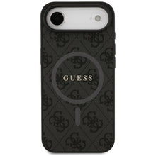 Заредете изображение във визуализатора на галерията – GUESS case for IPHONE 17 Air compatible with MagSafe GUHMP17MG4GFRK (PU 4G Ring Classic Logo) black
