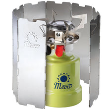 Заредете изображение във визуализатора на галерията – Wind shield for a camping stove burner - silver
