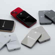 Заредете изображение във визуализатора на галерията – FORCELL F-ENERGY F10K8 Super Slim powerbank compatible with MagSafe PD3.0 QC4.0 15W 10000 mAh white
