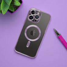 Заредете изображение във визуализатора на галерията – ELECTRO MAG COVER case compatible with MagSafe for IPHONE 17 Pro deep purple
