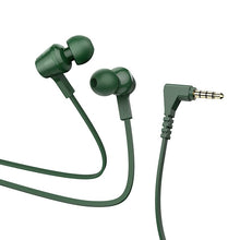 Заредете изображение във визуализатора на галерията – HOCO wire earphones Jack 3,5 mm with microphone M86 army green
