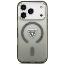 Заредете изображение във визуализатора на галерията – GUESS case for IPHONE 17 Pro Max compatible with MagSafe GUHMP17XHGTMLCGA (IML Gradient W/ Triangle Logo) khaki
