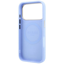 Заредете изображение във визуализатора на галерията – Case for IPHONE 18 Pro Max/17 Pro Max compatible with MagSafe (Stripe Peony 4G Logo) light blue 
