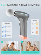 Заредете изображение във визуализатора на галерията – SKG F5-EN massage gun for the whole body - gray
