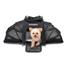 Заредете изображение във визуализатора на галерията – Rockbros 30140028001 transport bicycle bag for cats and dogs - black
