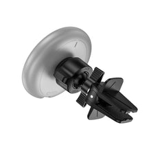 Заредете изображение във визуализатора на галерията – Tech-Protect A2 car phone holder with MagSafe 15W inductive charger for air vent - black
