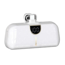 Заредете изображение във визуализатора на галерията – Mini bag-shaped Dudao K20SC power bank USB-C 5000mAh - white
