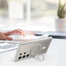 Заредете изображение във визуализатора на галерията – Amazing Thing Minimal Magsafe Grip Ring Case S24UMRMINCL for Samsung Galaxy S24 Ultra transparent

