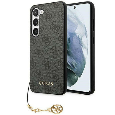 Оригинален гръб GUESS за SAMSUNG A55 GUHCSA55GF4GGR (PU 4G with Charm) черен