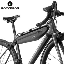 Заредете изображение във визуализатора на галерията – Rockbros AS-052 waterproof bicycle bag for frame - gray
