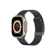 Заредете изображение във визуализатора на галерията – Amazing Thing Band Titan Metal Band TM49GB for Apple Watch 49/45 black
