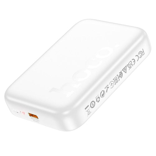 Power Bank HOCO with wireless charging support MagSafe - 10 000mAh PD 20W J117A white