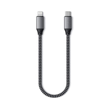 Заредете изображение във визуализатора на галерията – Cable USB C to Lightning Satechi 0,25 m ST-TCL10M space gray
