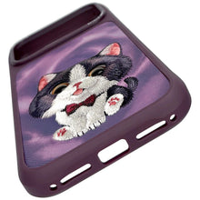 Заредете изображение във визуализатора на галерията – NIMMY case BIG EYED CREAM CAT for IPHONE 18 Pro Max/17 Pro Max purple
