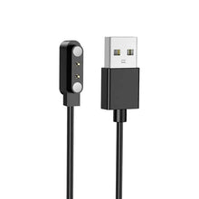 Заредете изображение във визуализатора на галерията – Charging cable for smartwatch Hoco 0,6 m Y34 / Y37 / Y41 black
