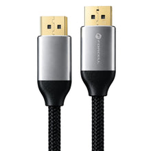 Заредете изображение във визуализатора на галерията – Cable Display Port to Display Port 2.1 Forcell 16K 60Hz/8K 120Hz/4K 240Hz - High Speed, HDR, Ethernet, G-SYNC/FreeSync, 80Gbps, 2 m black
